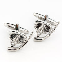 Snorkelling Mask Cufflinks Silver Novelty Cufflinks Clinks Australia