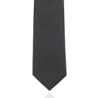 Black Diagonal Textured MF Tie Ties Cuffed.com.au