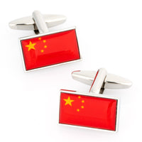 Flag of China - China Flag Cufflinks Novelty Cufflinks Clinks Australia Flag of China - Chinese Flag Cufflinks