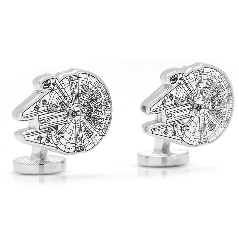 Star Wars Millenium Falcon Blueprint Cufflinks Novelty Cufflinks Star Wars 