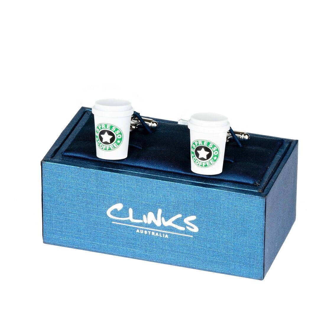 Coffee Cup Cufflinks Novelty Cufflinks Clinks Australia 