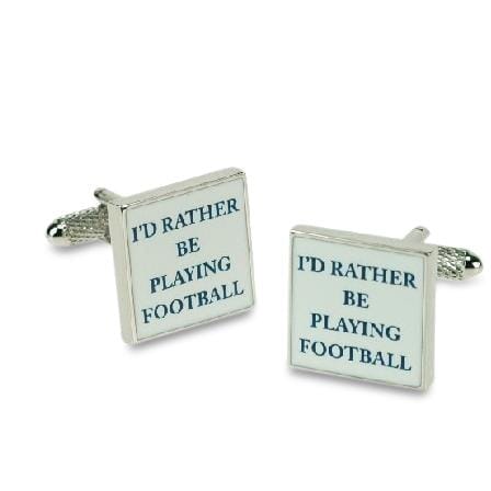 I'd rather be Playing Football Cufflinks Novelty Cufflinks Clinks Australia I'd rather be Playing Football Cufflinks 