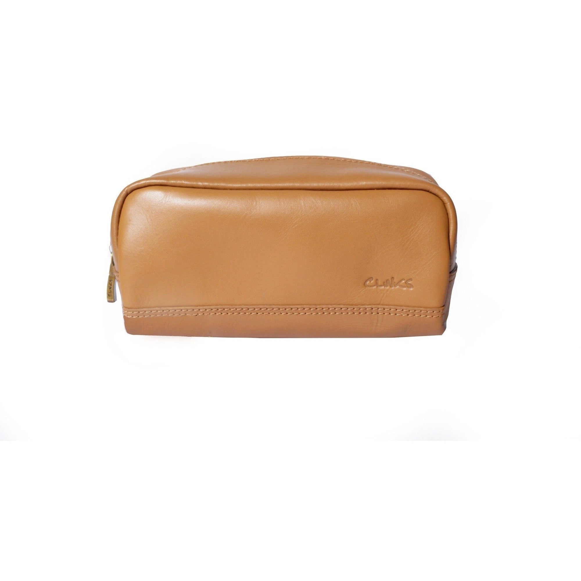 Small Leather Toiletry Bag in Tan Leather Accessories Clinks Australia Small Leather Toiletry Bag in Tan 