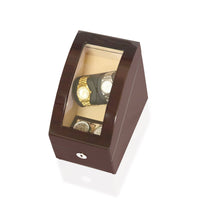 Avoca Watch Winder Box for 2 + 2 Watches in Mahogany Watch Winder Boxes Clinks