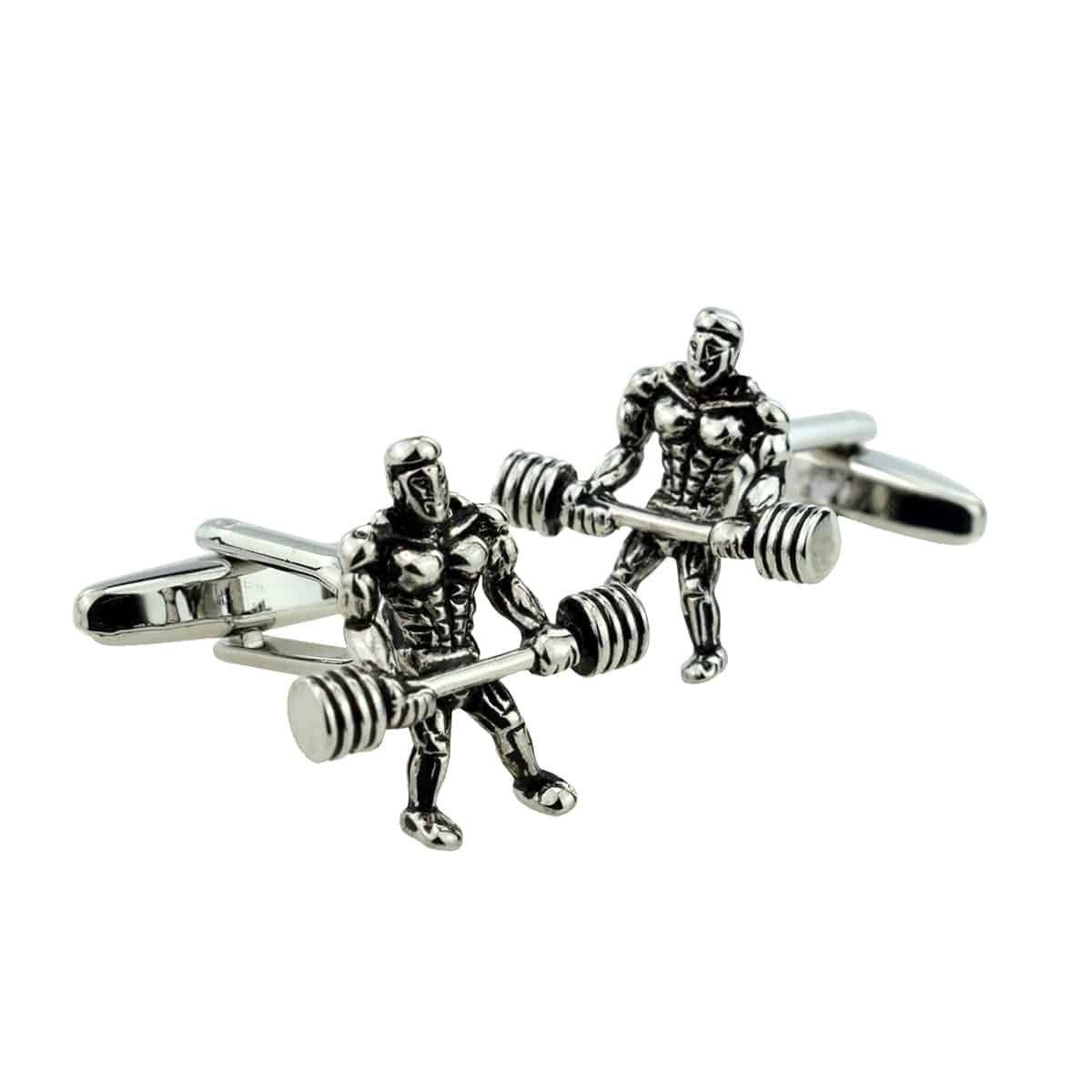 Weightlifter Bodybuilder Flex Wheeler Gym Cufflinks Novelty Cufflinks Clinks Australia Default