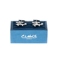 Silver Helicopter Cufflinks Novelty Cufflinks Clinks Australia