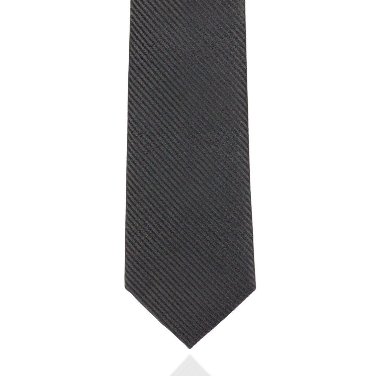Black Diagonal Textured MF Tie Ties Cuffed.com.au 