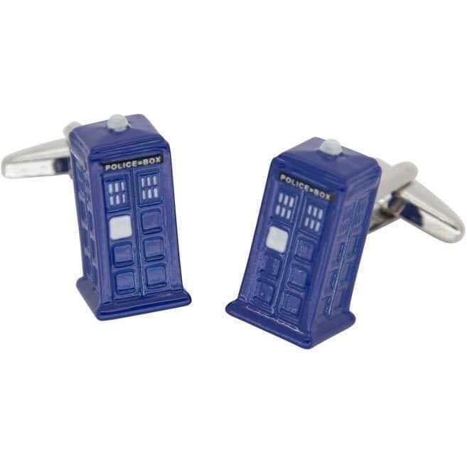 Tardis Style Police Box 3D Cufflinks Novelty Cufflinks Dr Who Tardis Style Police Box 3D Cufflinks 