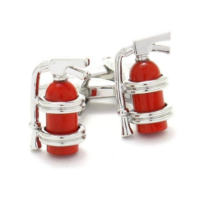 Red Fire Extinguisher Cufflinks Novelty Cufflinks Clinks Australia 