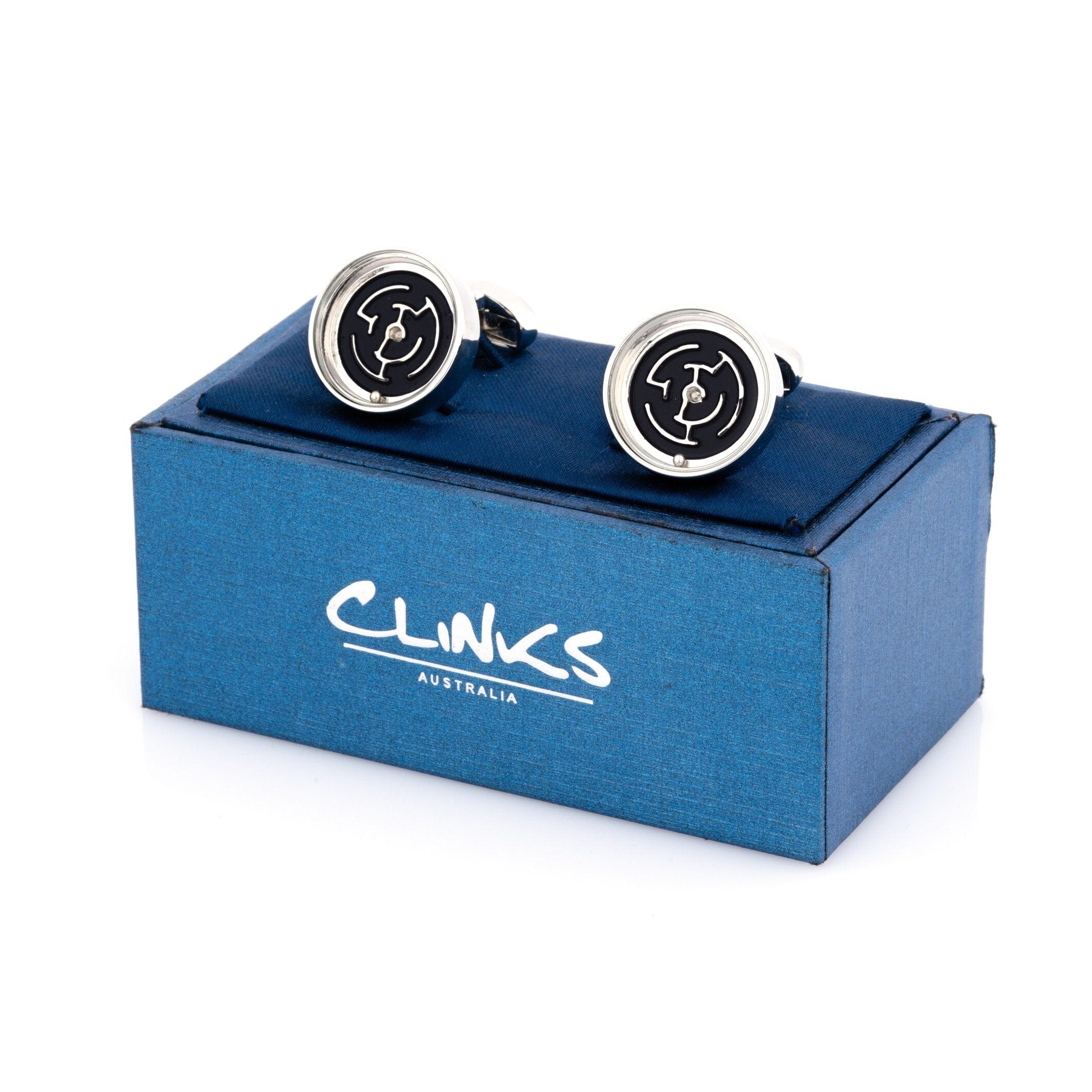 Round Maze Cufflinks Novelty Cufflinks Clinks Australia 