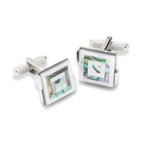 Mother of Pearl Natural Shell Cufflinks Classic & Modern Cufflinks Clinks Australia Mother of Pearl Natural Shell Cufflinks