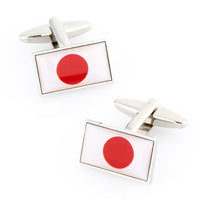 Flag of Japan - Japanese Flag Cufflinks Novelty Cufflinks Clinks Australia Flag of Japan - Japanese Flag Cufflinks