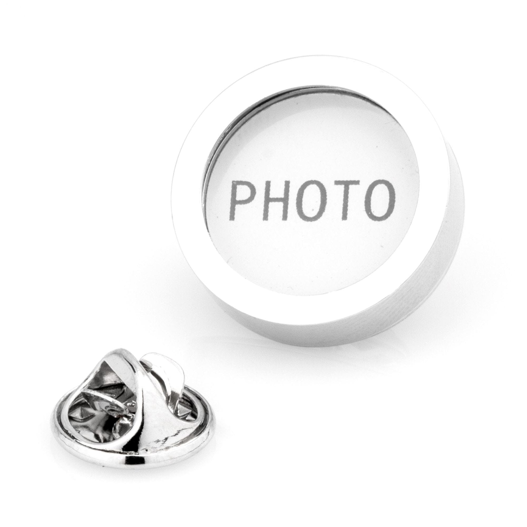 Insert your own Photo Lapel Pin Lapel Pin Clinks Default 
