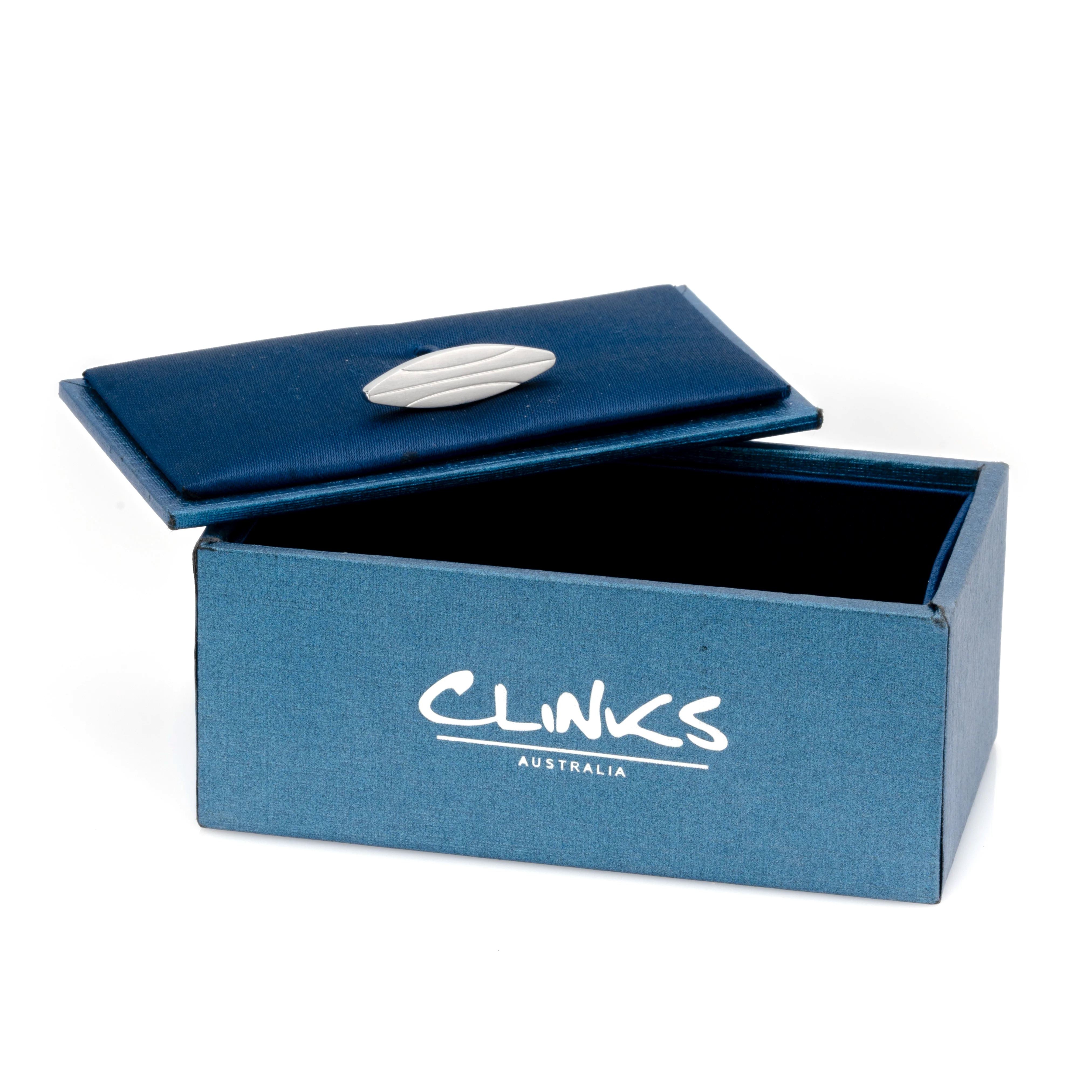 Silver Surfboard Lapel Pin Lapel Pin Clinks 