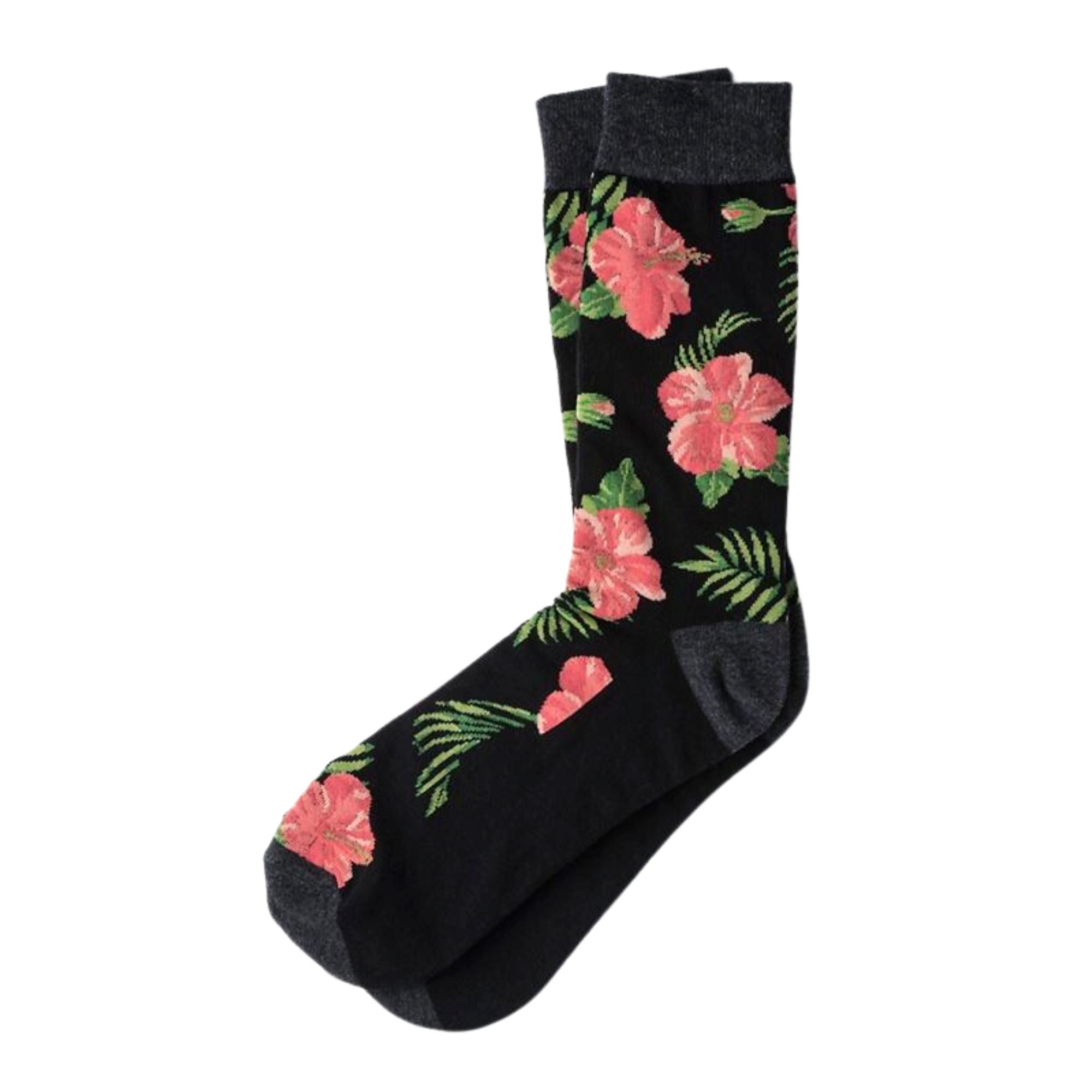 Hibiscus Floral Sock Socks Sock Genius 