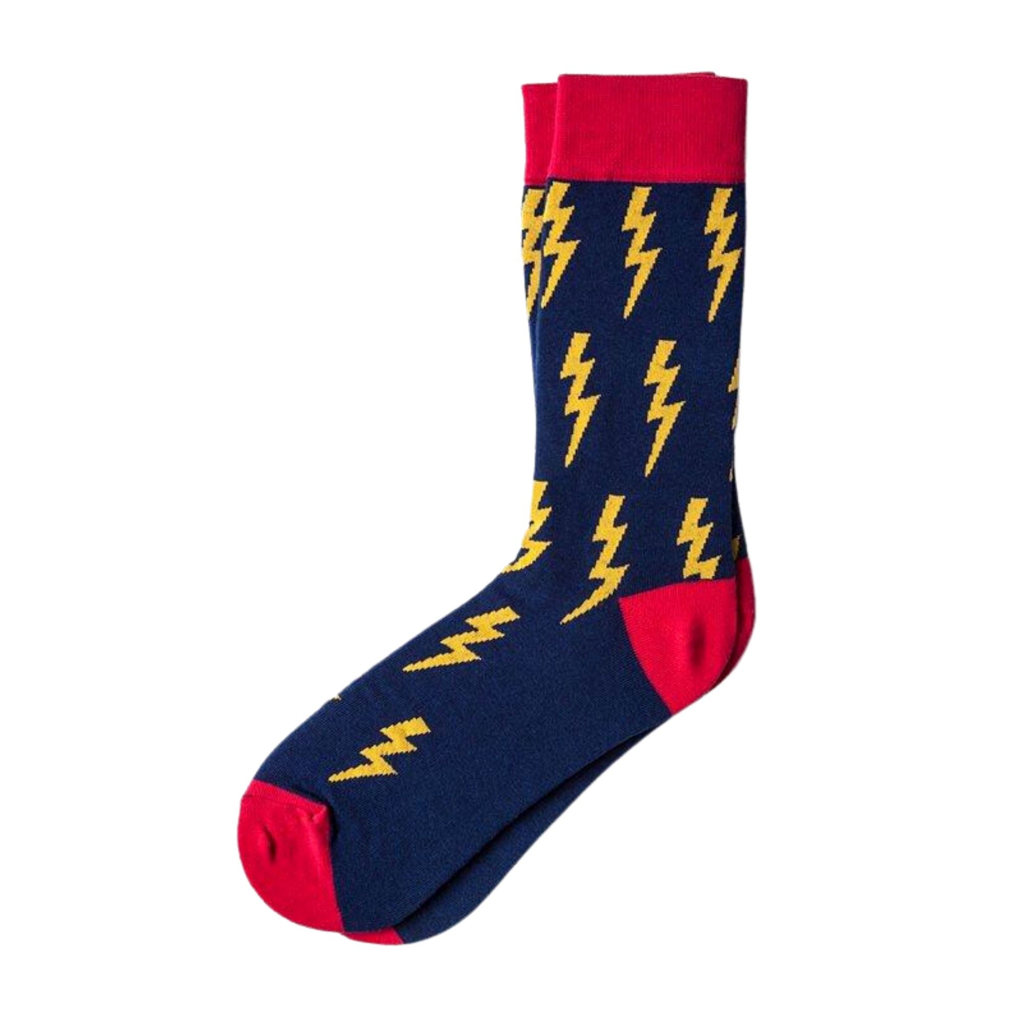 Lightning Bolt Sock Socks Sock Genius 