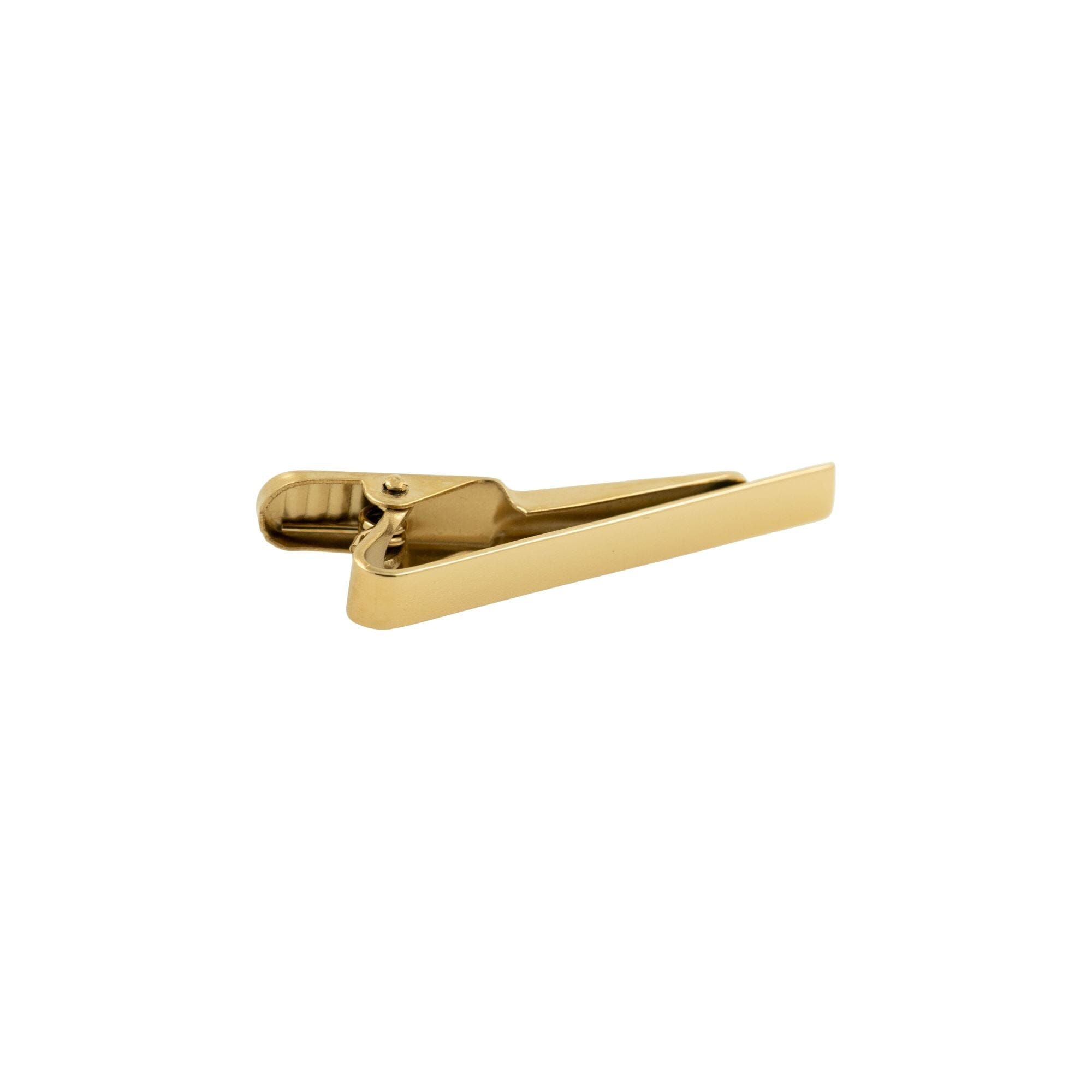 Small Shiny Gold Tie Clip 40mm Tie Clips Clinks 