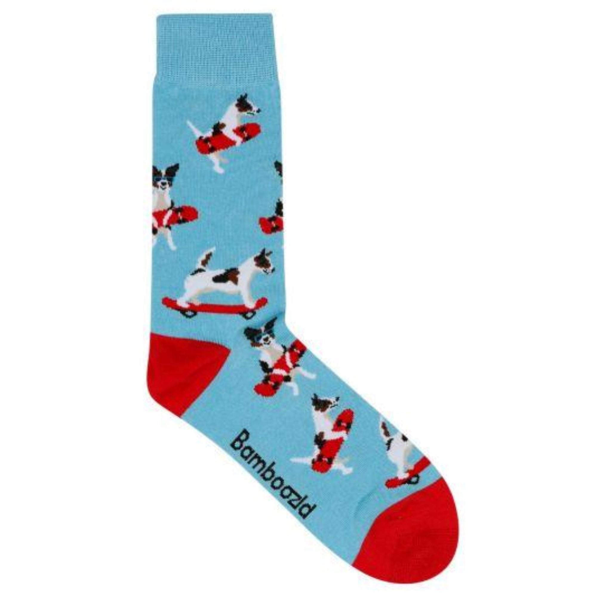 Mens Jack Russel Sock Card Socks Bamboozld 