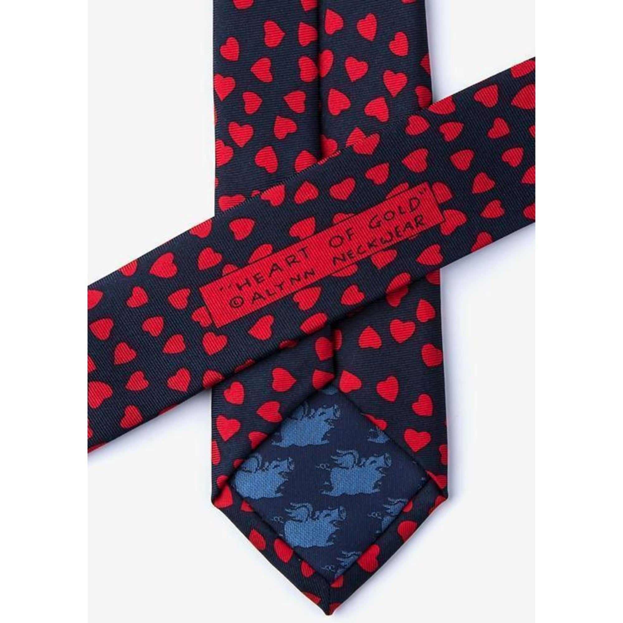 Heart of Gold Skinny Tie Ties Alynn 