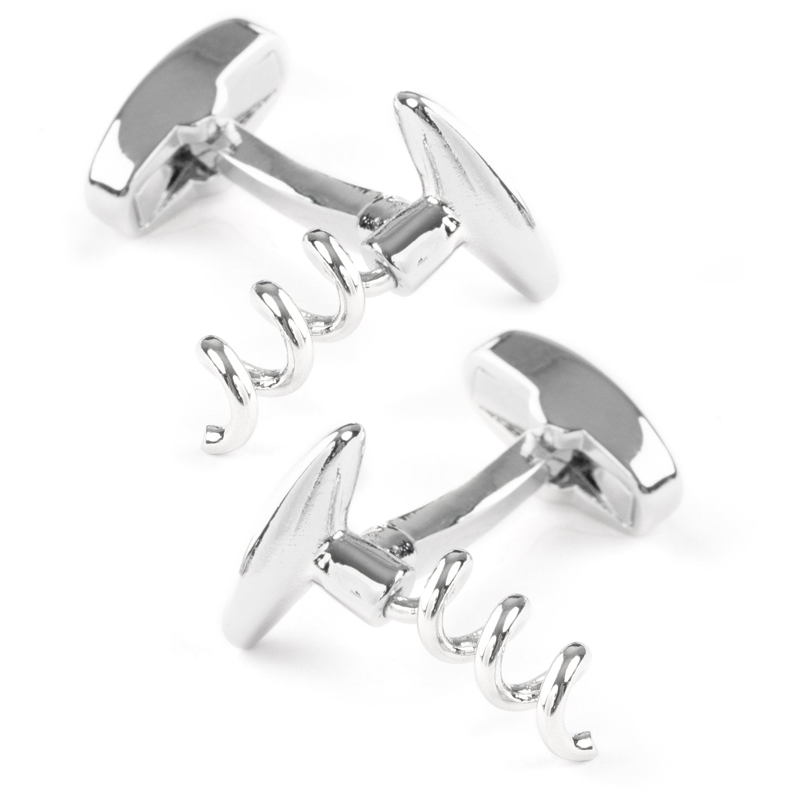 Corkscrew Wine Cufflinks Novelty Cufflinks Clinks Australia 