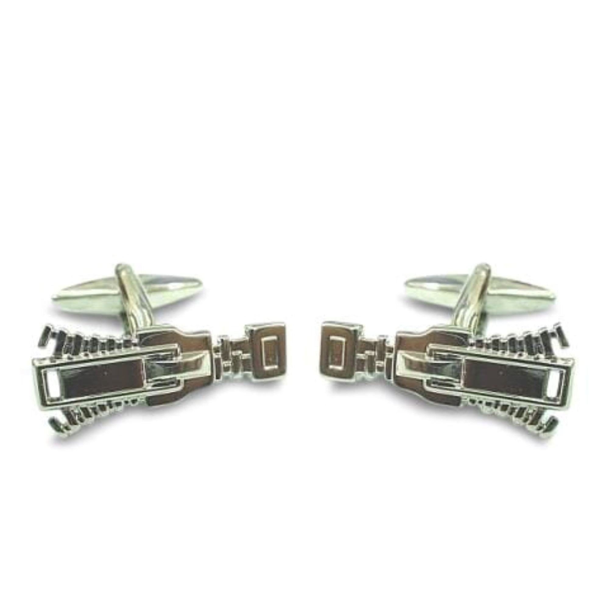 Metal Zipper Cufflinks