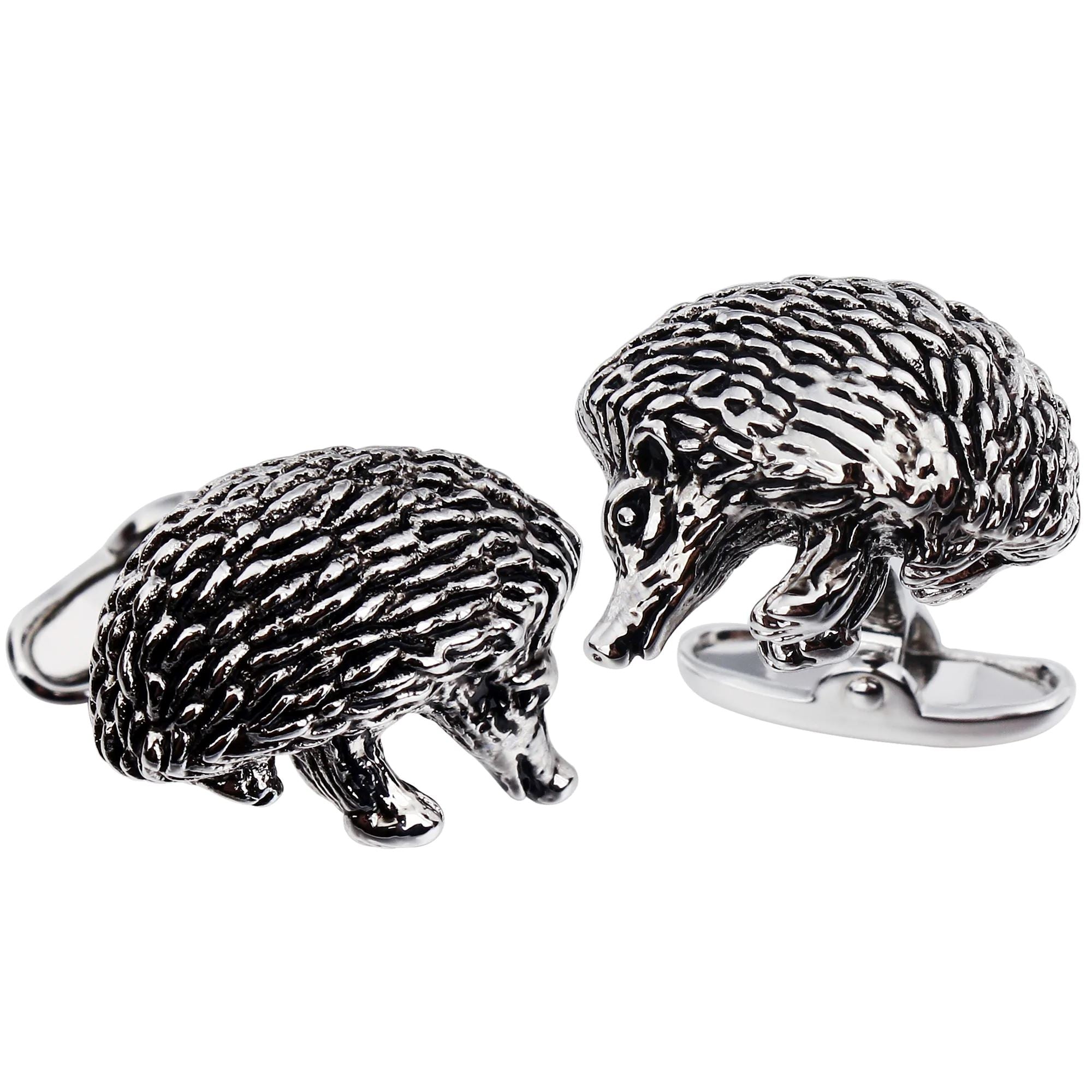 Hedgehog Cufflinks Novelty Cufflinks Clinks Australia 